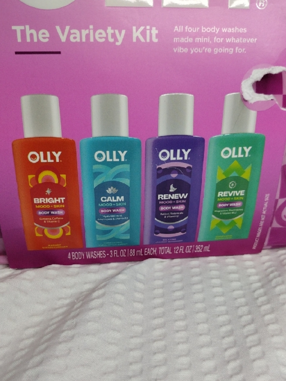 OLLY The Variety Kit - Pink Travel Pouch Set Of 4 - Picture 3 of 6